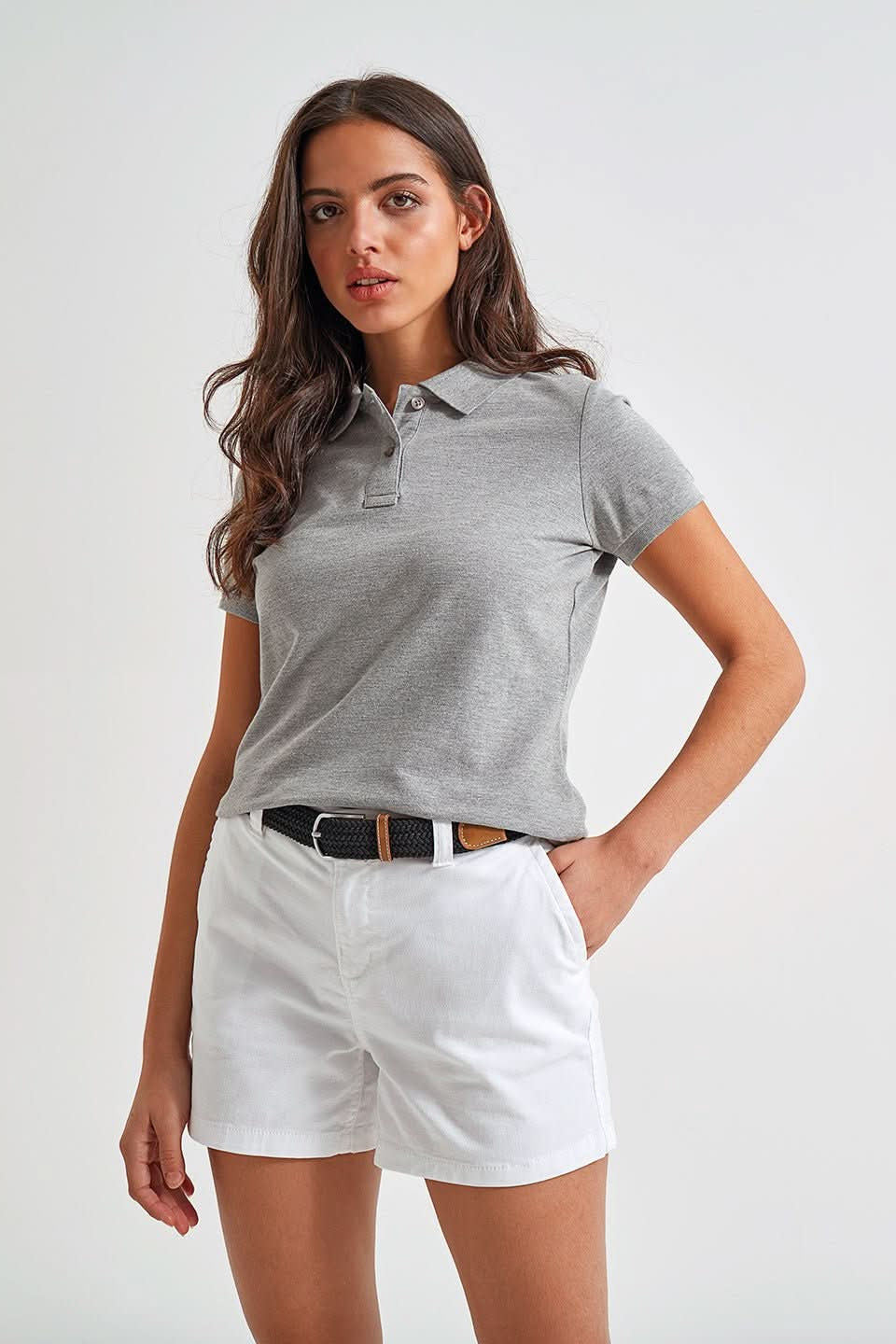 AQ061: Ladies Chino Shorts Womens Chinos Asquith & Fox
