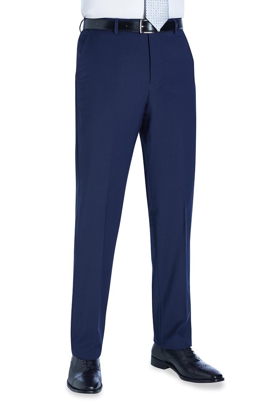 Avalino Mens Flat Front Trouser Mens Suit Trouser Brook Taverner