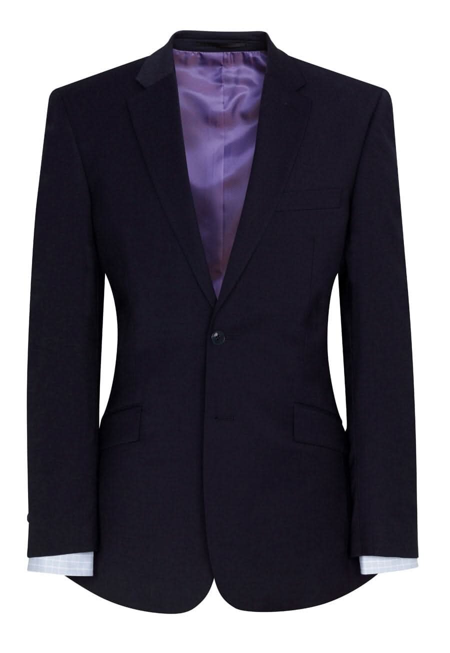 Avalino Tailored Fit Mens Suit Jacket Mens Suit Jacket Brook Taverner Navy 36 Short
