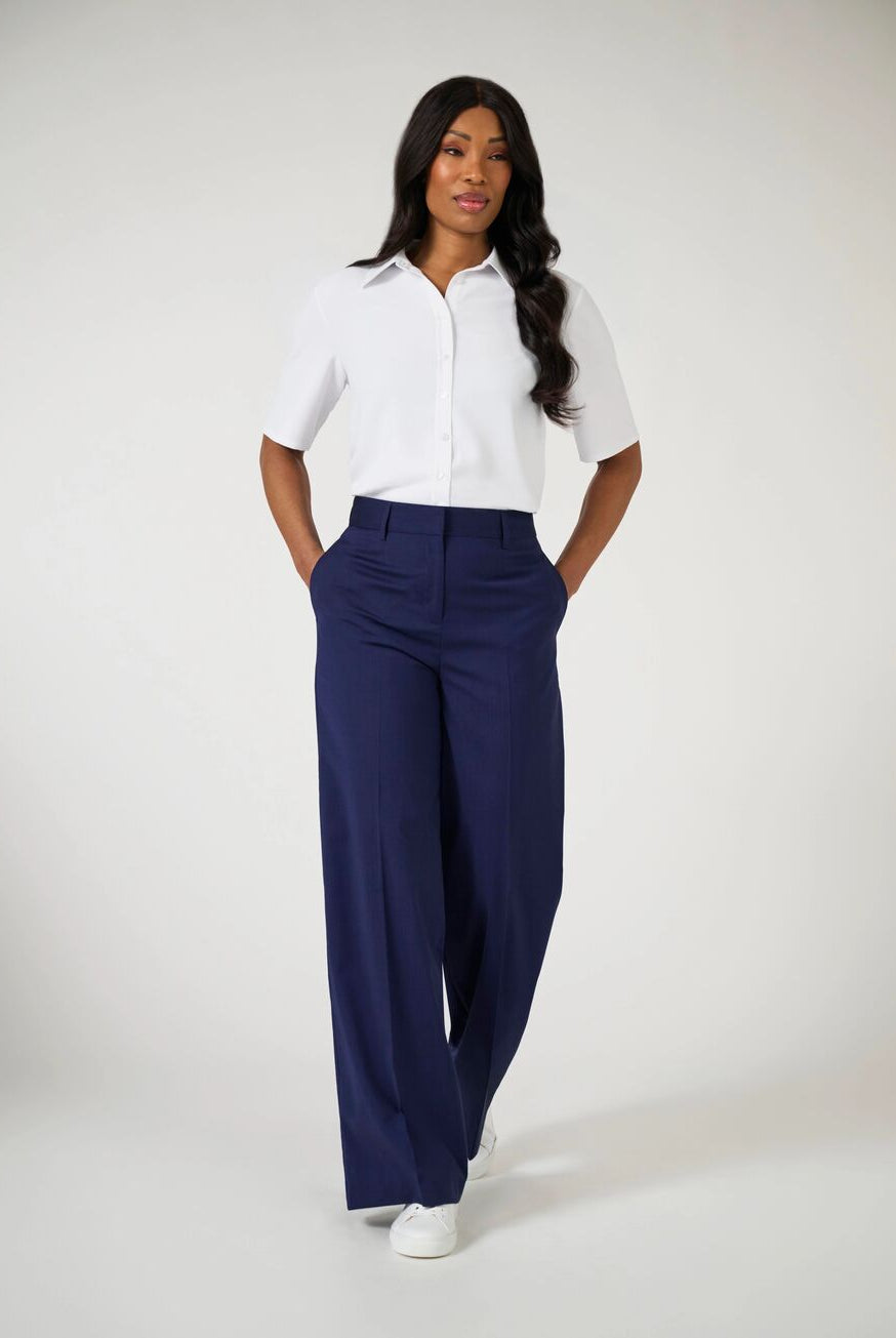 Bella Women's Wide Leg Trouser - The Staff Uniform Company