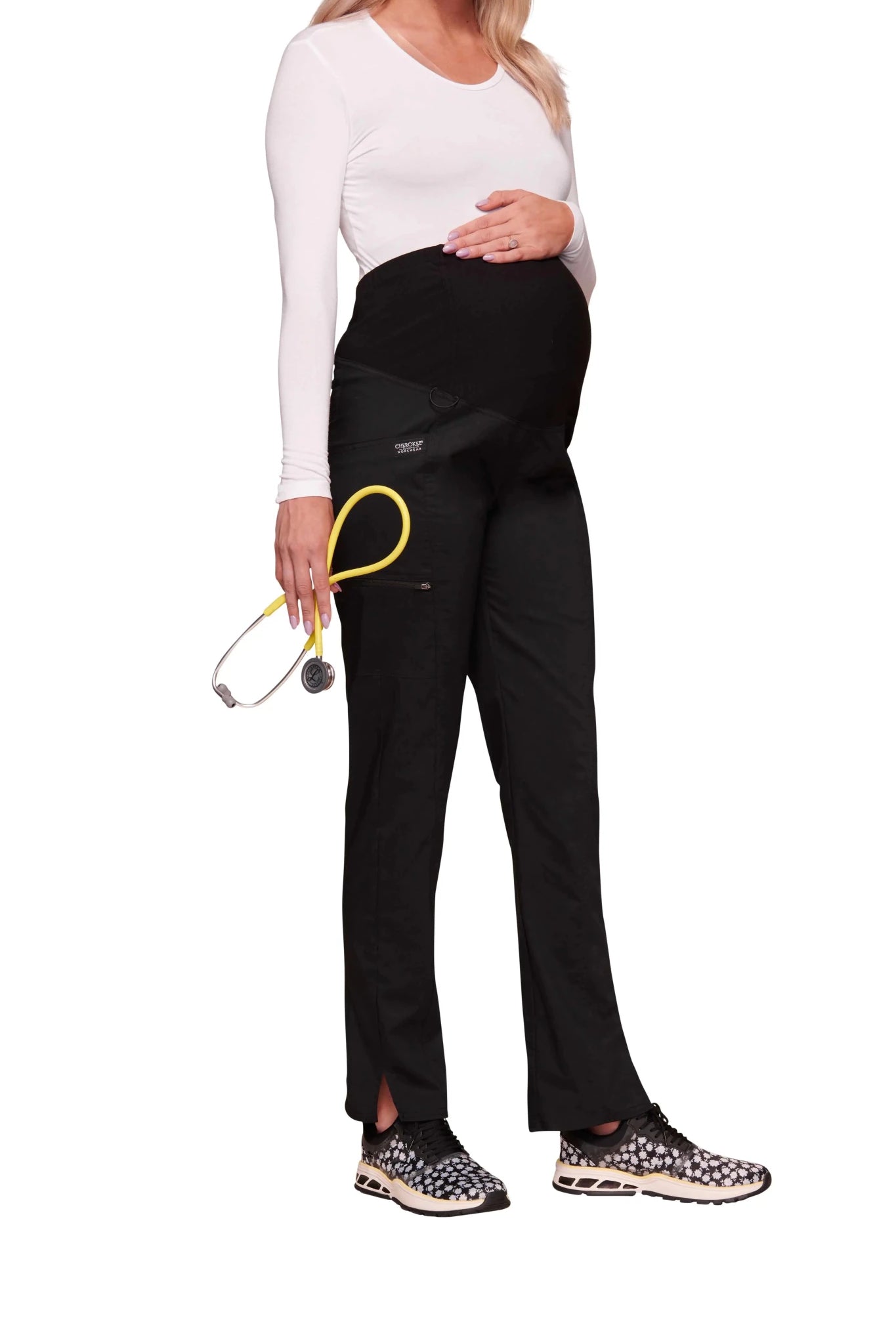 Cherokee Revolution Maternity Trousers Ladies Scrub Trousers Cherokee Revolution Black XXS
