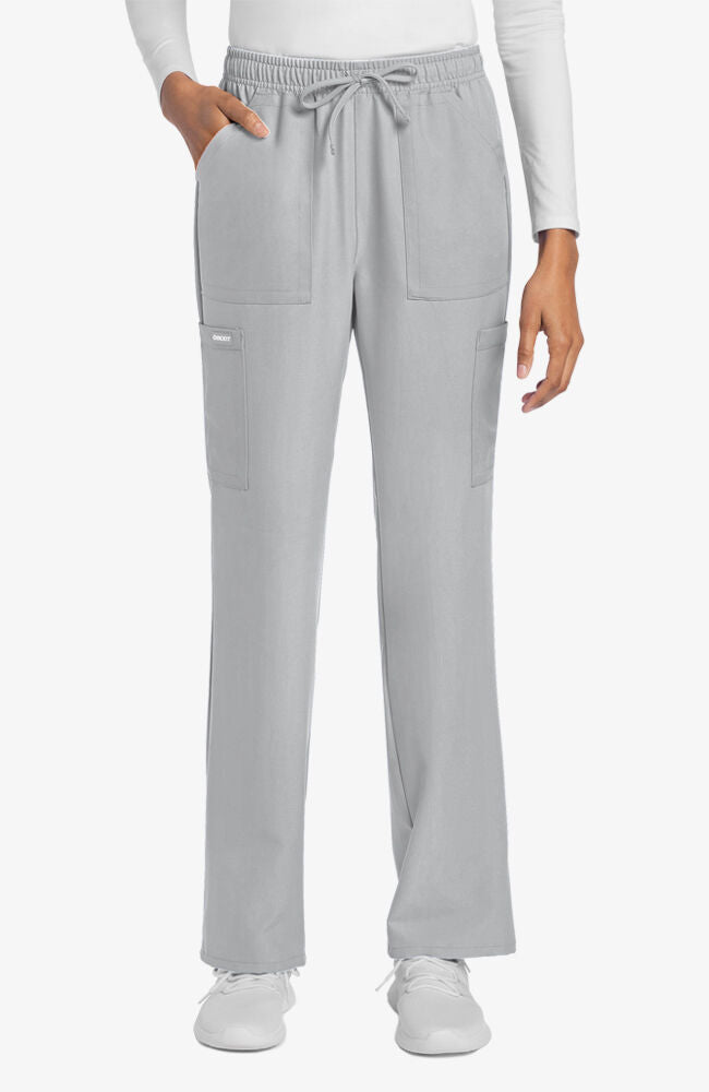 Cherokee Ultra Womens Straight Leg Scrub Trouser Ladies Scrub Trousers Cherokee Ultra Grey XXS