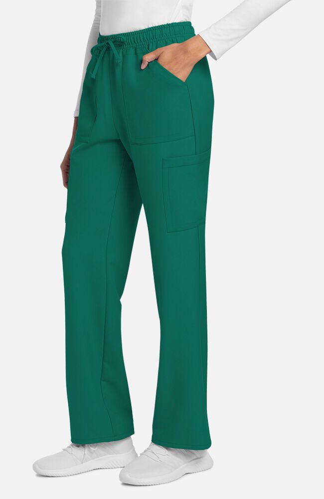 Cherokee Ultra Womens Straight Leg Scrub Trouser Ladies Scrub Trousers Cherokee Ultra Hunter Green XXS