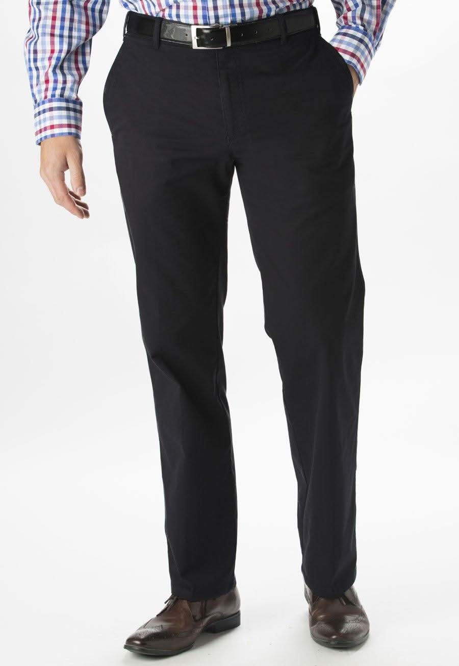 Denver Classic Fit Chino Mens Chinos Brook Taverner Black 32" Short