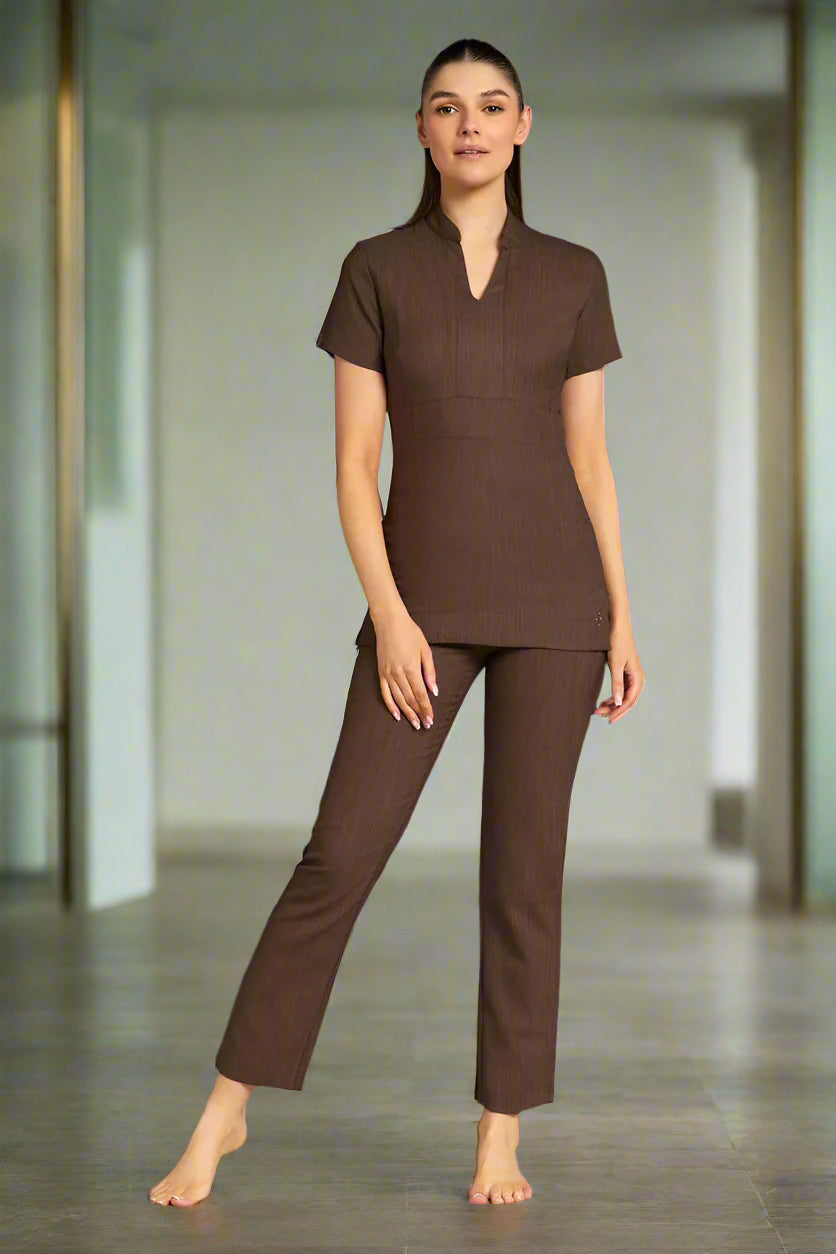 Cara Ladies V-Neck Beauty Tunic Beauty Tunics Diamond Designs