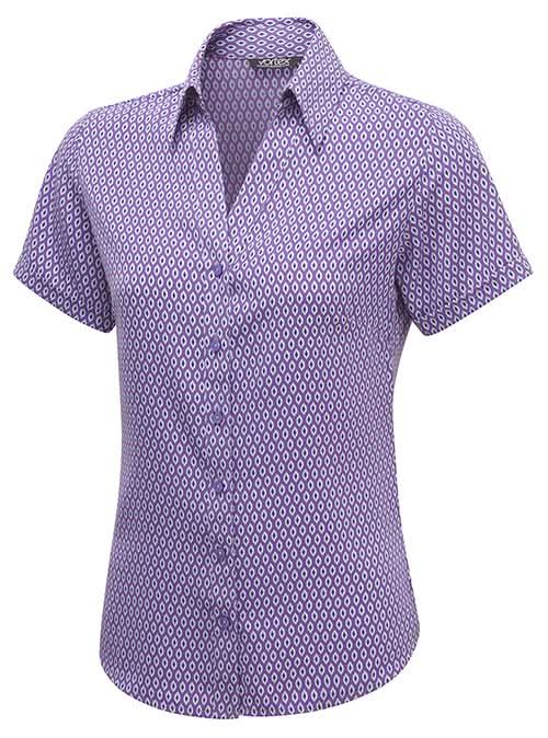 Emma Ladies Short Sleeve Blouse Blouses Vortex Designs