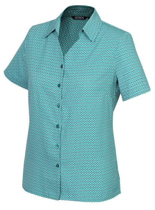 Emma Ladies Short Sleeve Blouse Blouses Vortex Designs