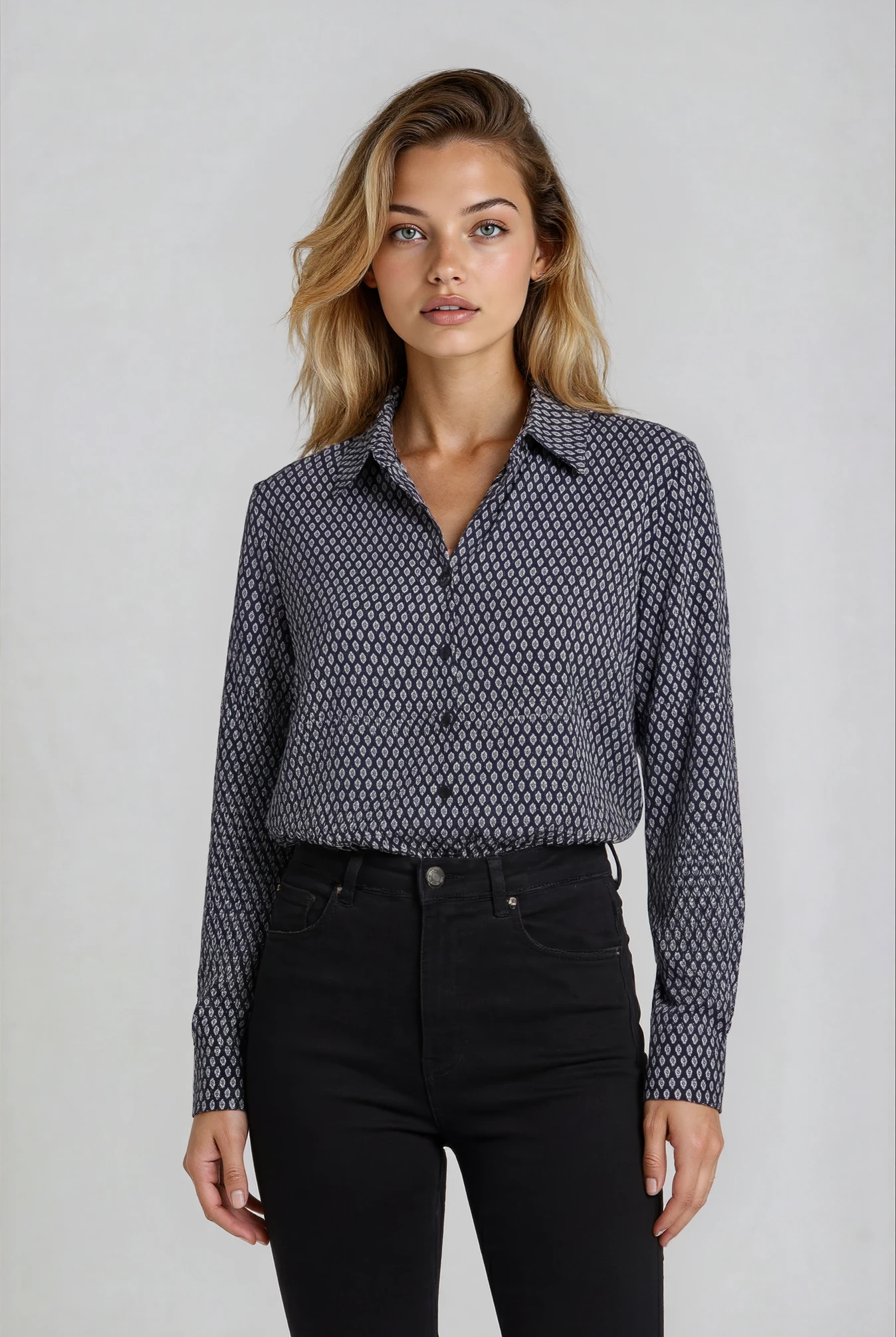 Emma Ladies Long Sleeve Blouse Blouses Vortex Designs