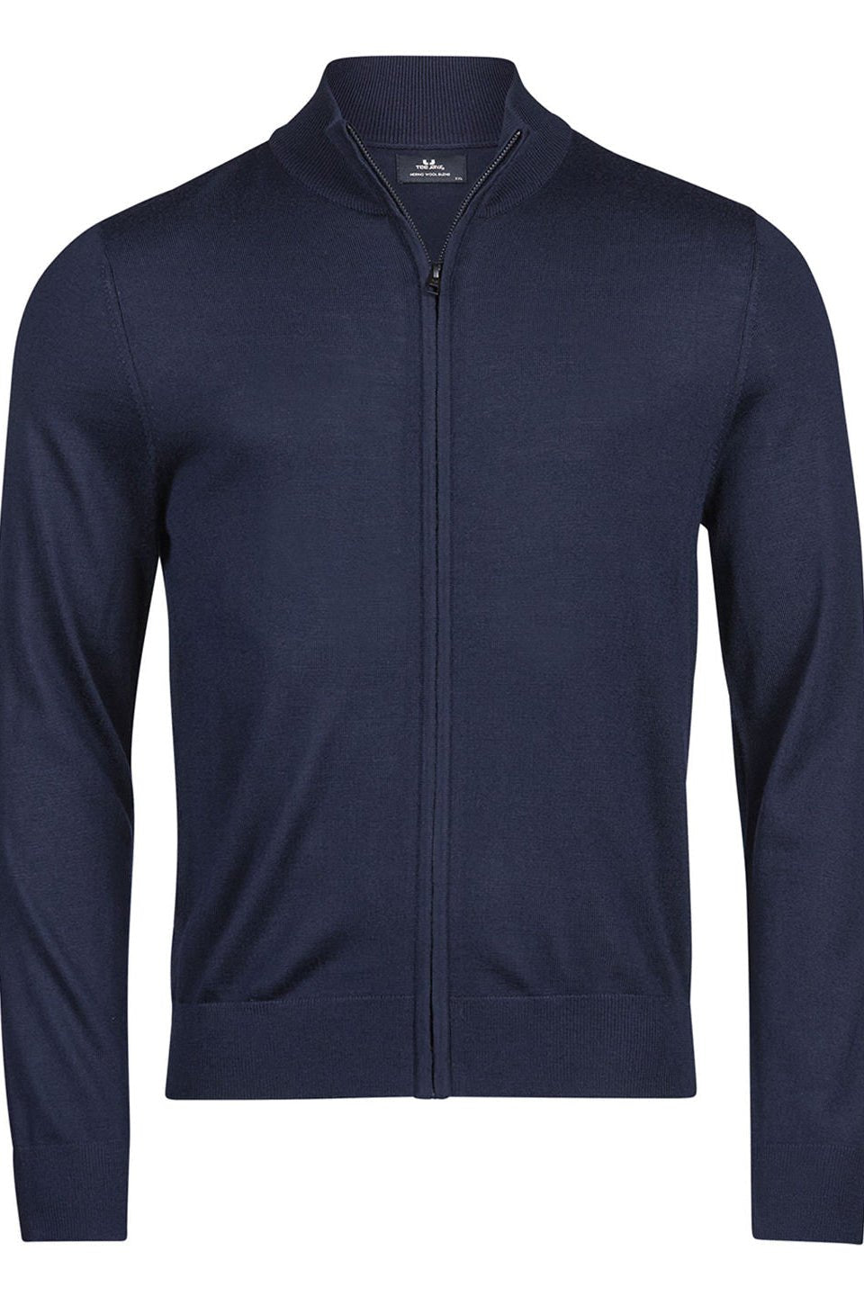 Full-Zip Knit Mens Knitwear Tee Jays Navy S