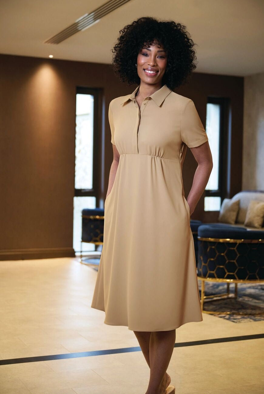 Gemini Shirt Dress Dresses Brook Taverner Sand 6 Regular