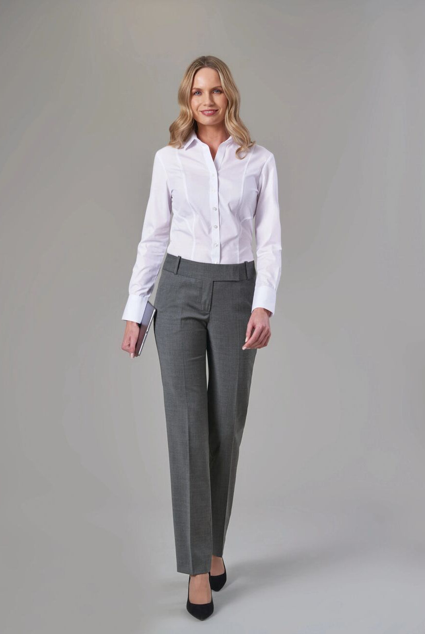 Genoa Women's Tailored Leg Suit Trouser Ladies Suit Trouser Brook Taverner