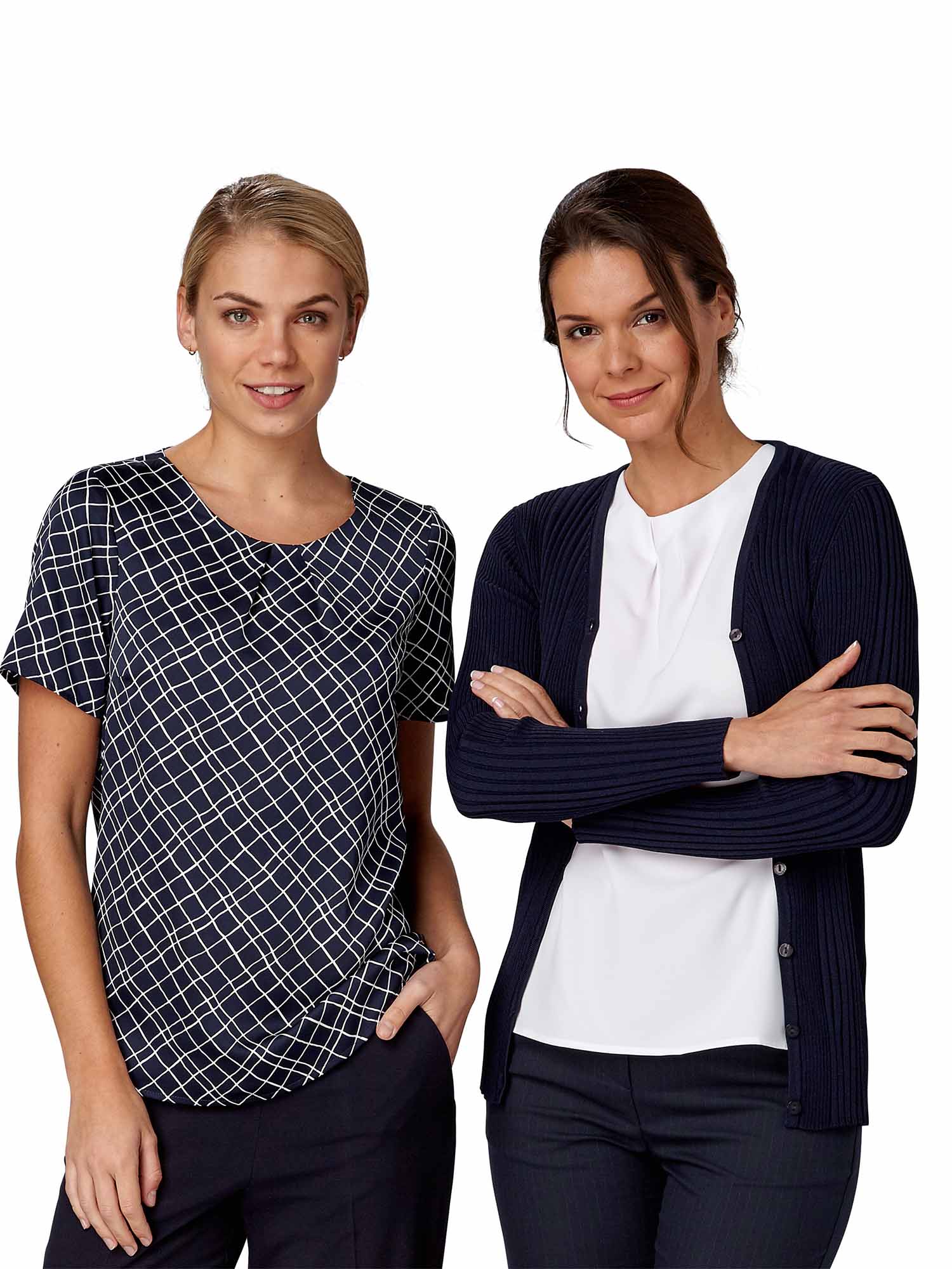 Gina Ladies Round Neck Blouse Blouses Vortex Designs