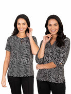 Hattie Key Neck Blouse Blouses Vortex Designs