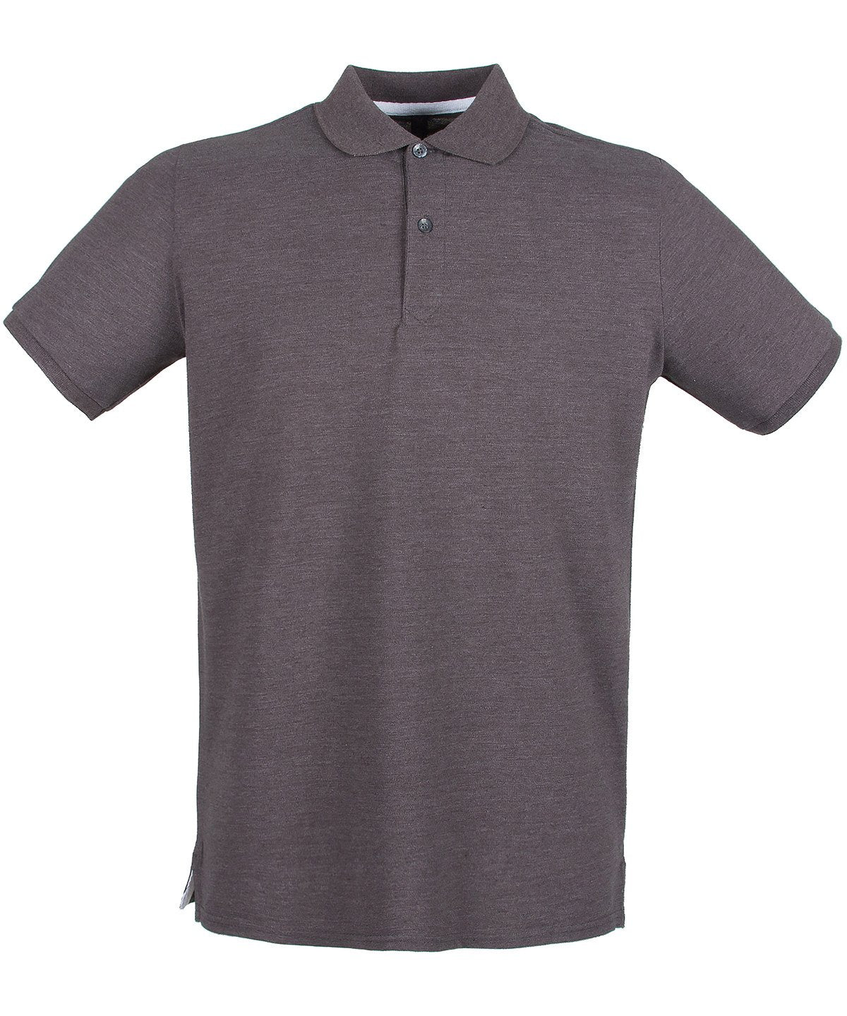 HB101: Mens Micro-fine Pique Polo Mens Polos Henbury Charcoal S