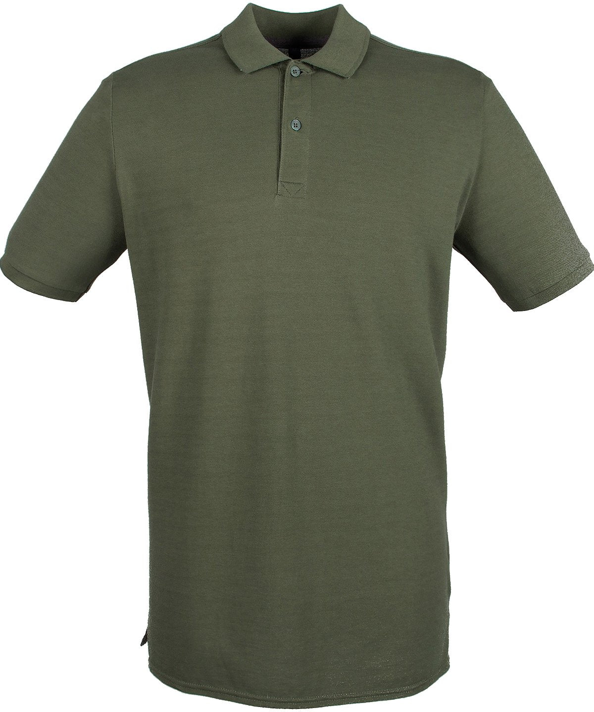 HB101: Mens Micro-fine Pique Polo Mens Polos Henbury Olive S