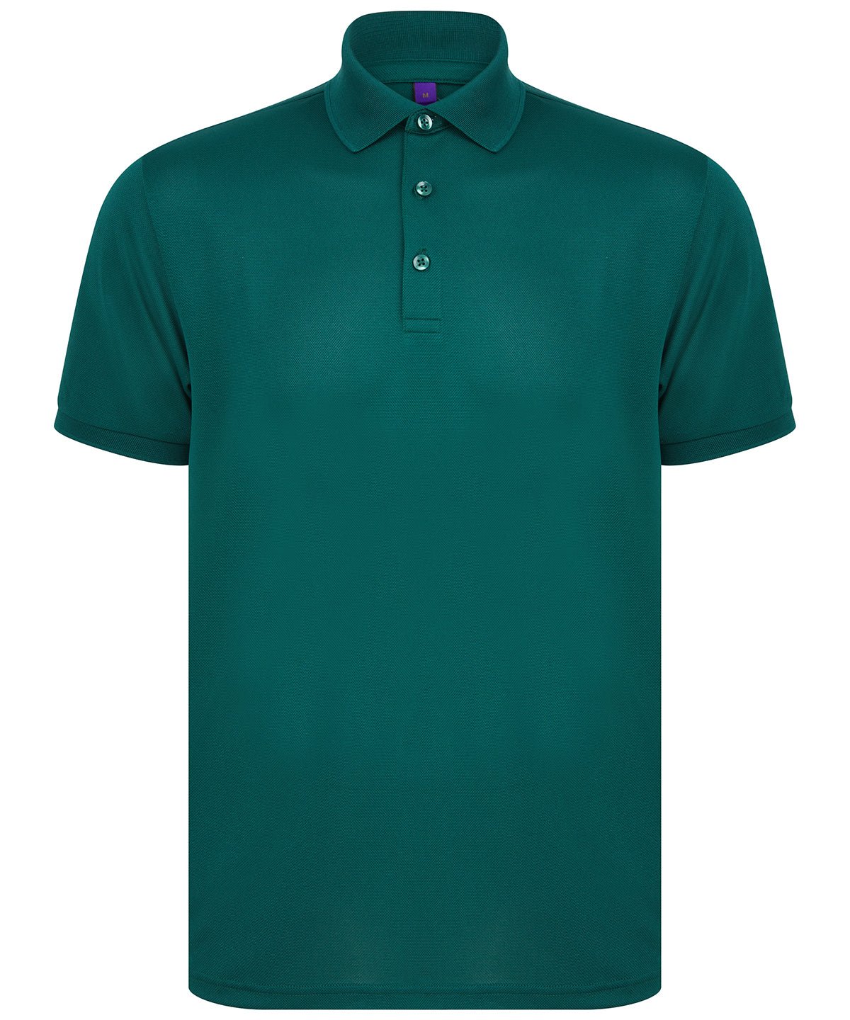 HB465: Mens Recycled Polyester Polo Mens Polos Henbury Bottle Green XS