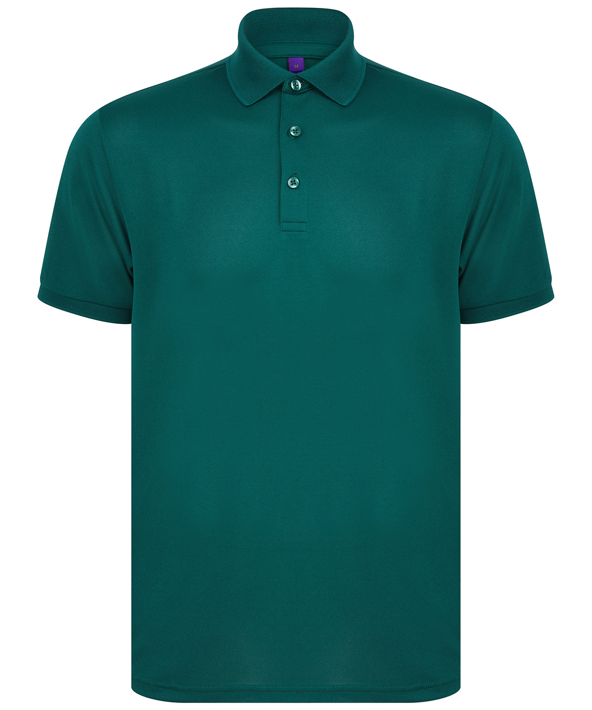 HB465: Mens Recycled Polyester Polo Mens Polos Henbury Bottle Green XS