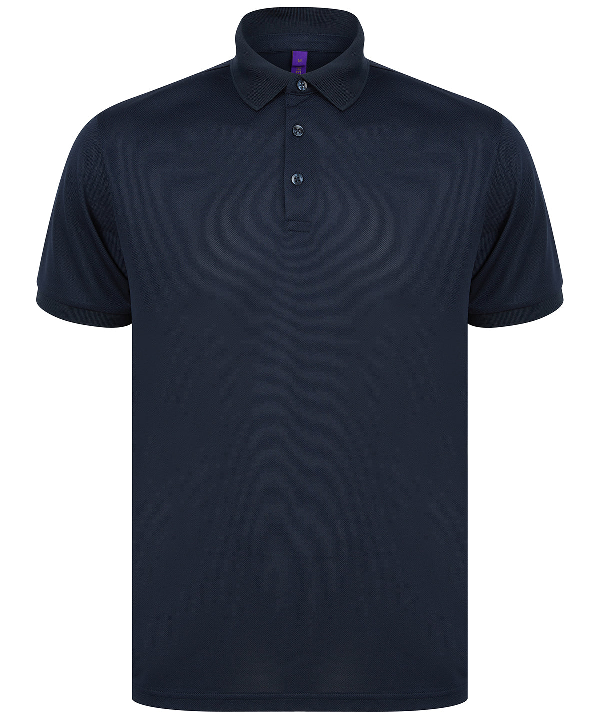 HB465: Mens Recycled Polyester Polo Mens Polos Henbury Navy XS
