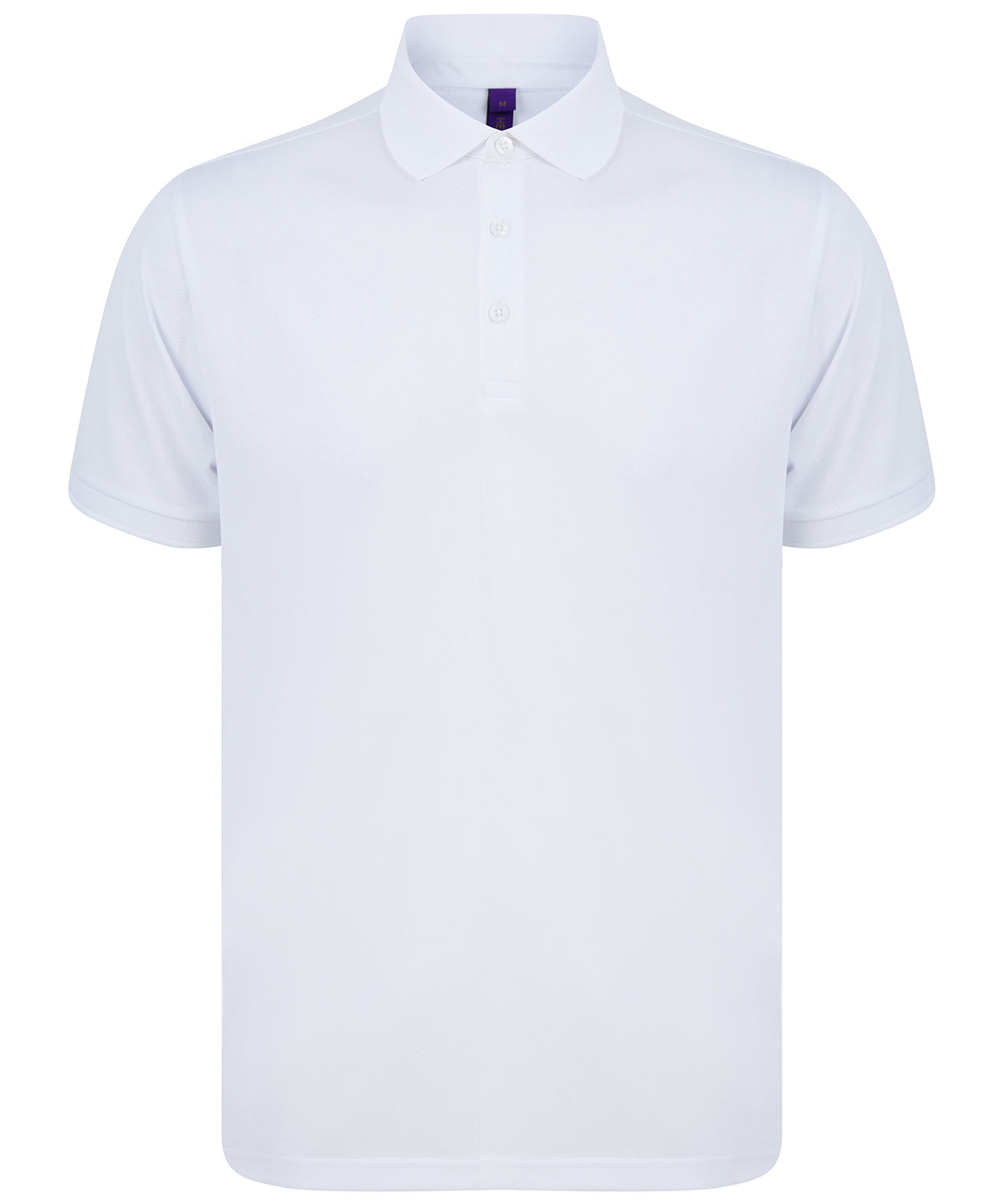 HB465: Mens Recycled Polyester Polo Mens Polos Henbury White XS