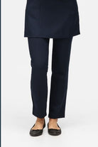Ila Slim Leg Trouser - Long Length Salon & Spa Trousers La Beeby Navy 4