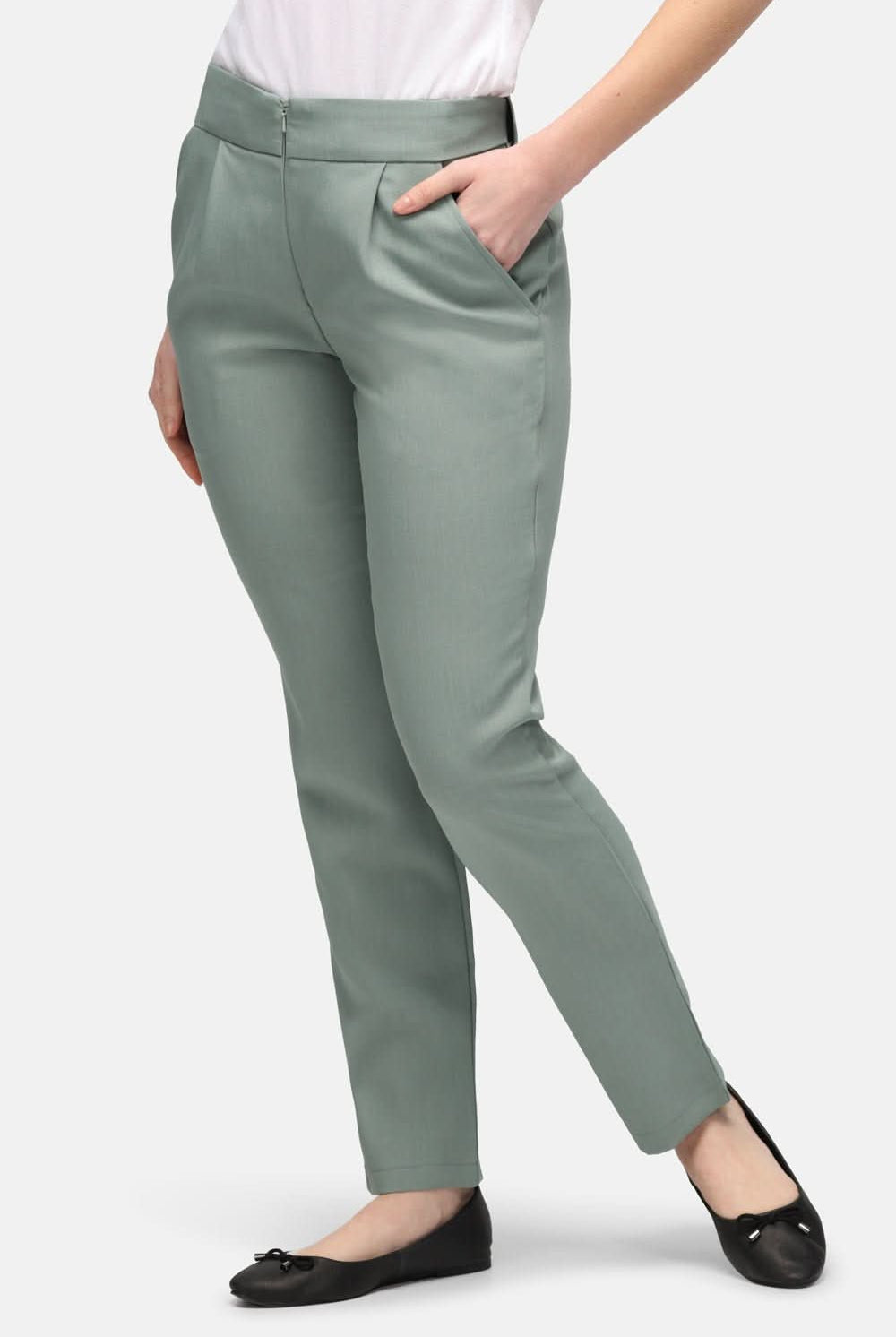 Ila Slim Leg Trouser - Long Length Salon & Spa Trousers La Beeby