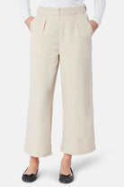 Ivy Ladies Culotte Beauty Trouser Salon & Spa Trousers La Beeby Natural 4