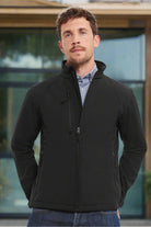 J140M: Mens Premium Softshell Jacket Mens Softshell Jackets Russell Black XS