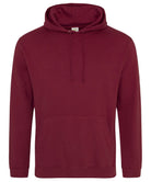 JH001: Mens College Style Hoodie Mens Hoodies AWDis Just Hoods Burgundy XS