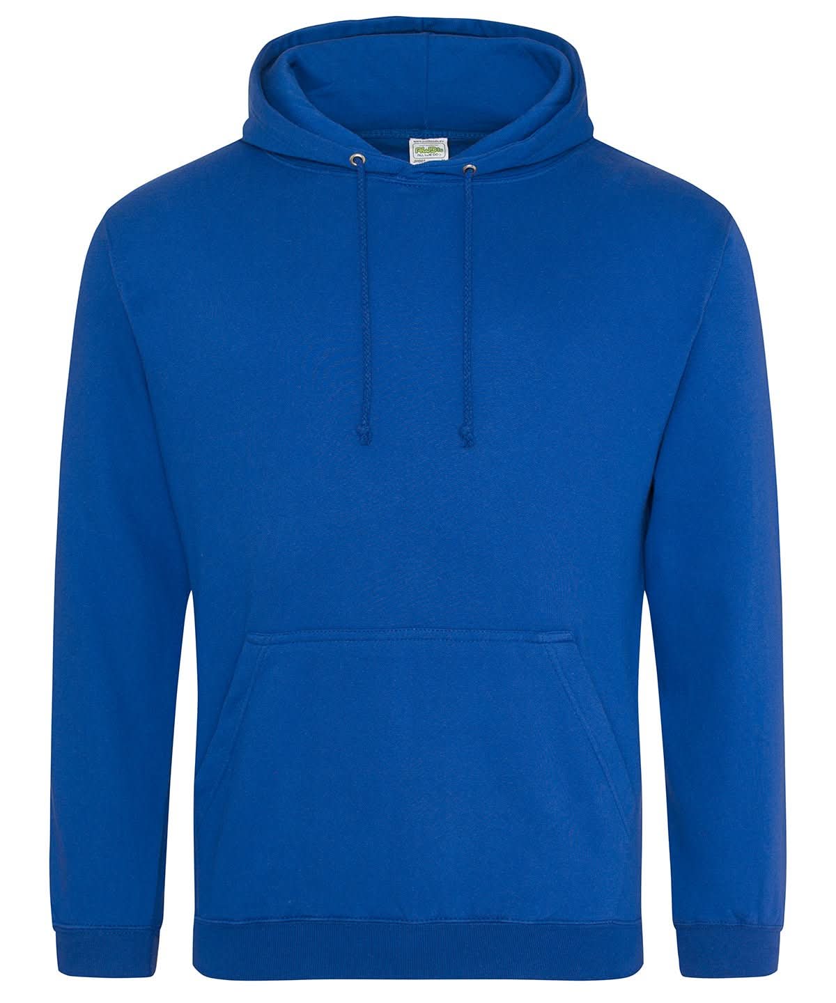 JH001: Mens College Style Hoodie Mens Hoodies AWDis Just Hoods