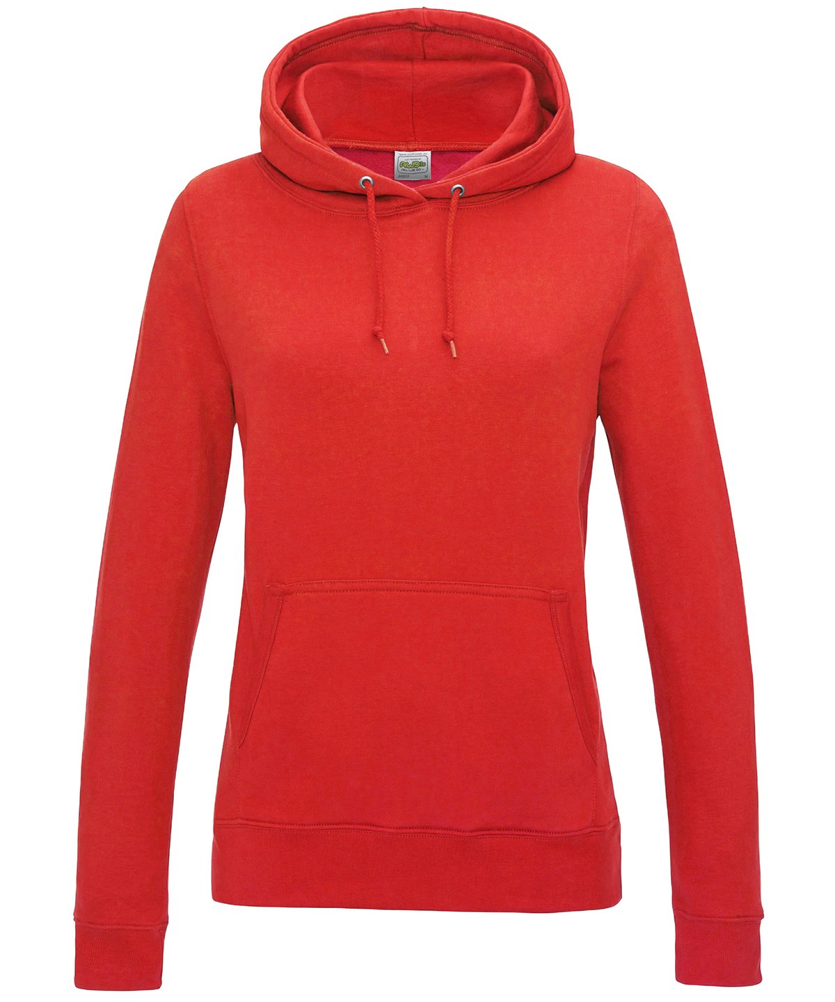 JH01F: Ladies College Style Hoodie Womens Hoodies AWDis Just Hoods Fire Red XS