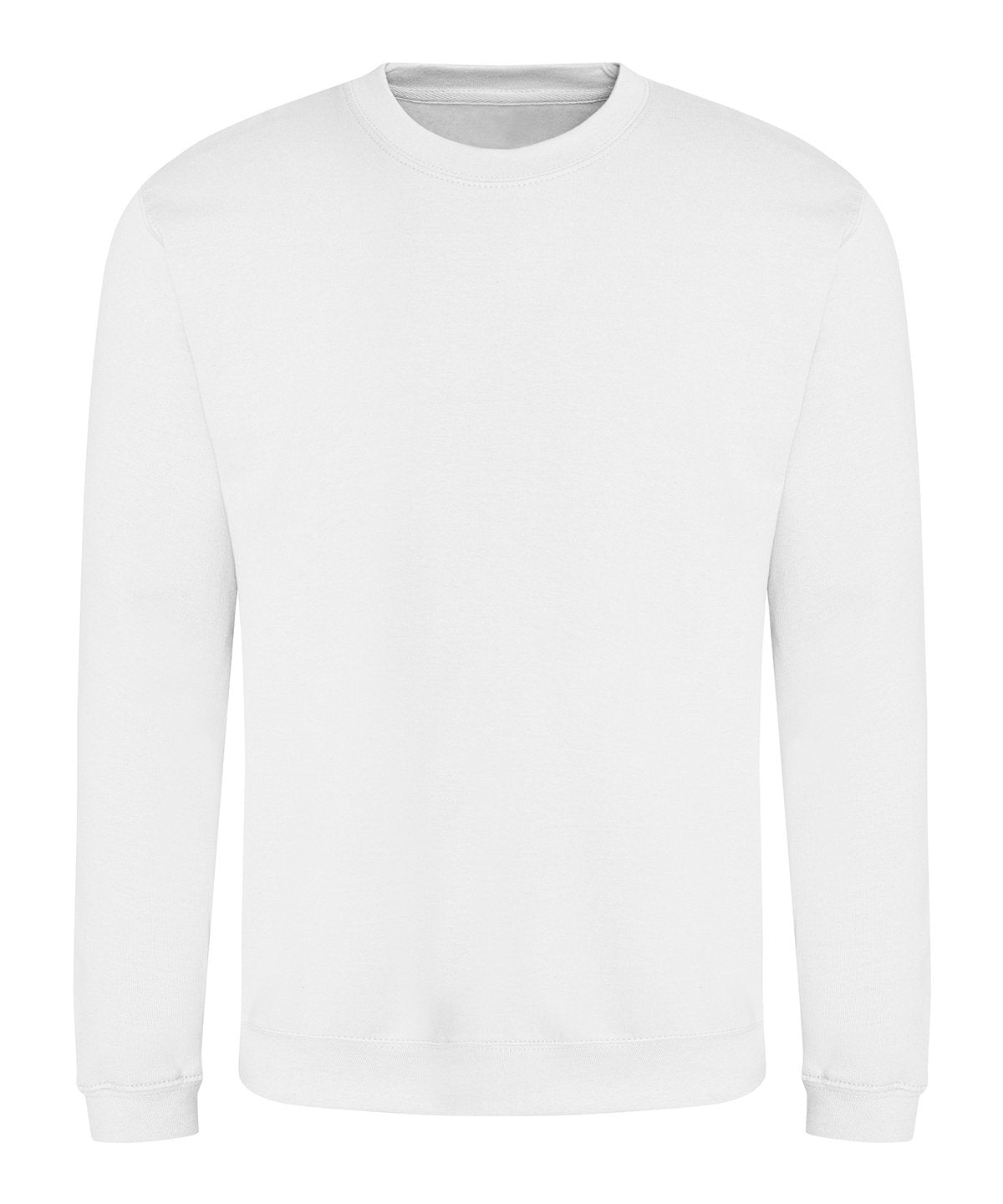 JH030: Crew Neck Sweatshirt Mens Sweatshirts AWDis Just Hoods Arctic White XS