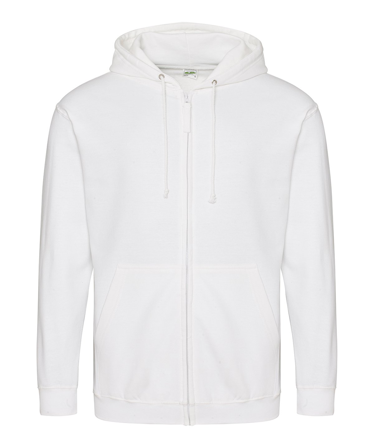 JH050: Mens Zip Hoodie Mens Hoodies AWDis Just Hoods Arctic White S