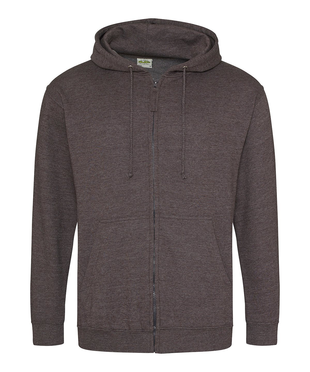 JH050: Mens Zip Hoodie Mens Hoodies AWDis Just Hoods Charcoal S