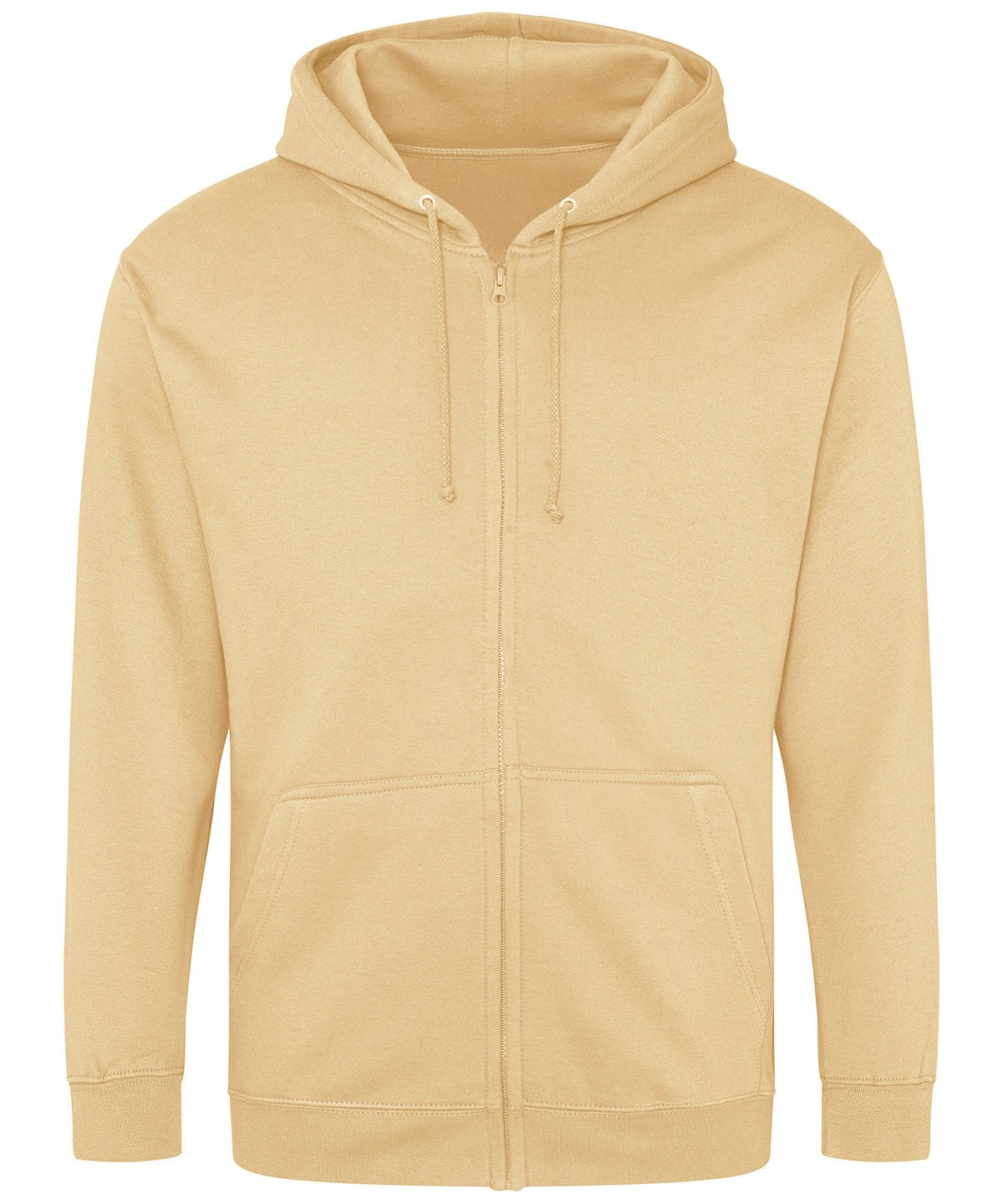 JH050: Mens Zip Hoodie Mens Hoodies AWDis Just Hoods Desert Sand S