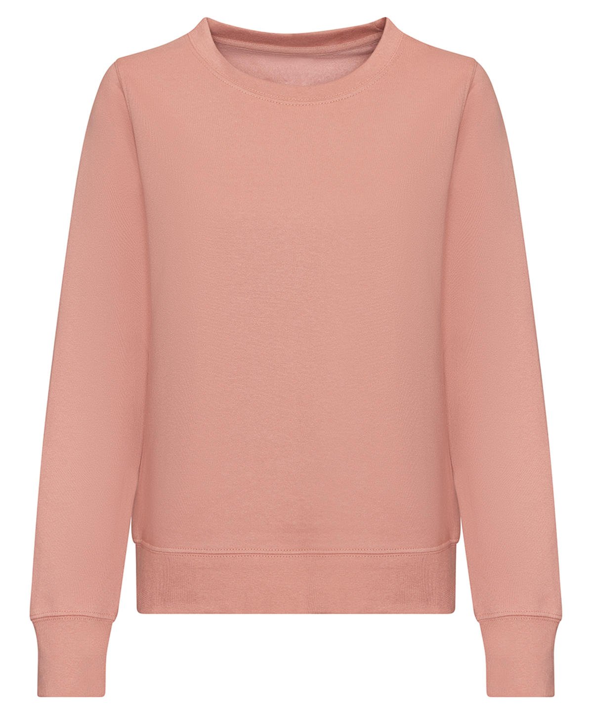JH30F: Womens Sweatshirt Womens Sweatshirts AWDis Just Hoods Dusty Pink XS