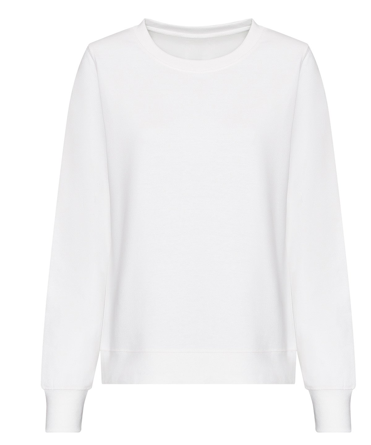 JH30F: Womens Sweatshirt Womens Sweatshirts AWDis Just Hoods Arctic White XS