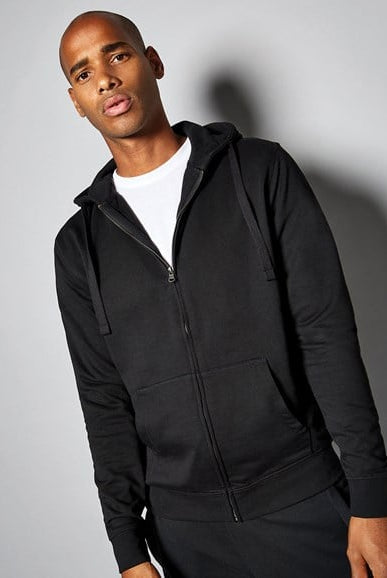 KK303: Klassic Superwash 60 Zipped Hooded Sweatshirt Mens Hoodies Kustom Kit
