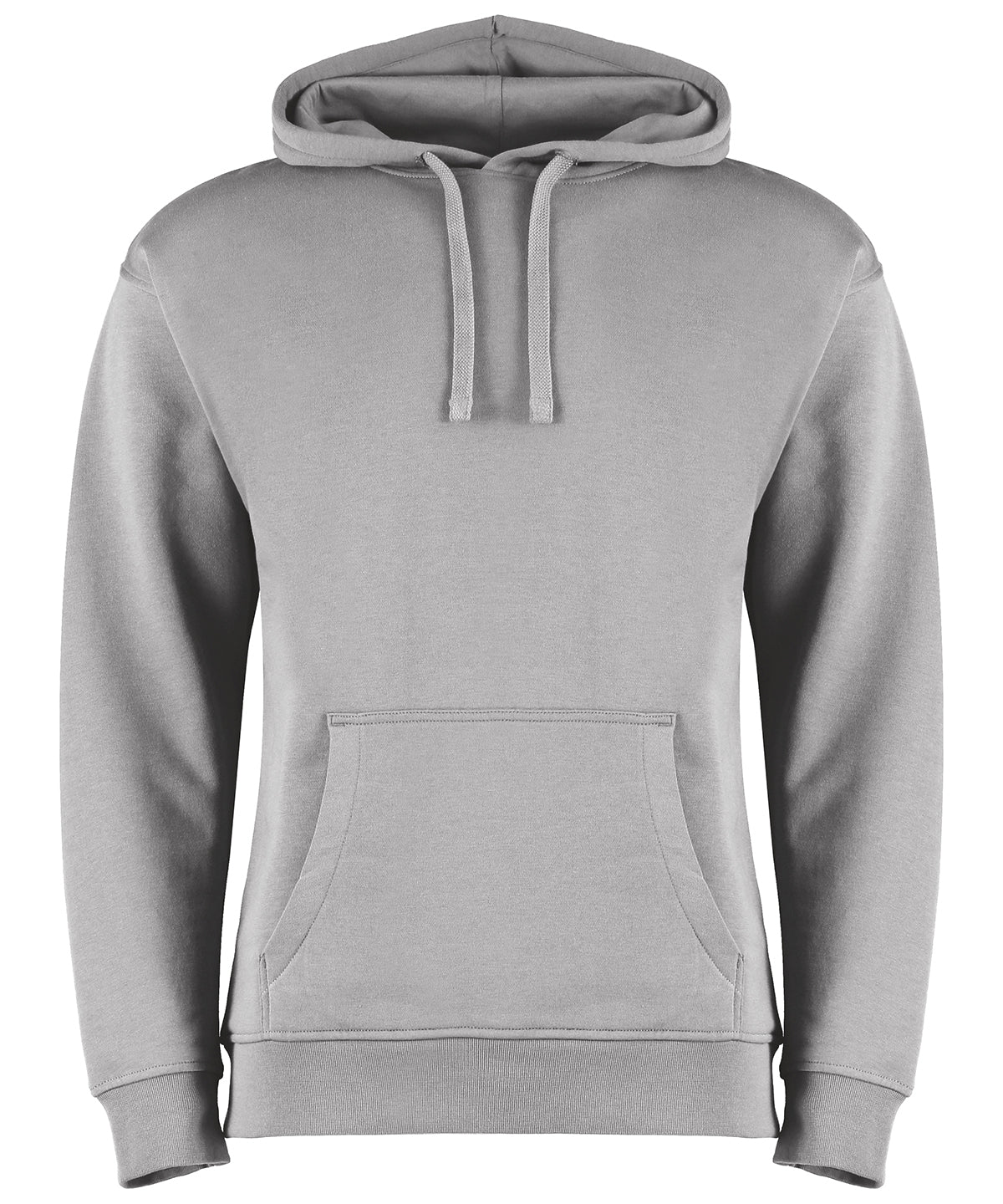 KK333: Unisex Regular Fit Hoodie Mens Hoodies Kustom Kit Heather Grey XXS
