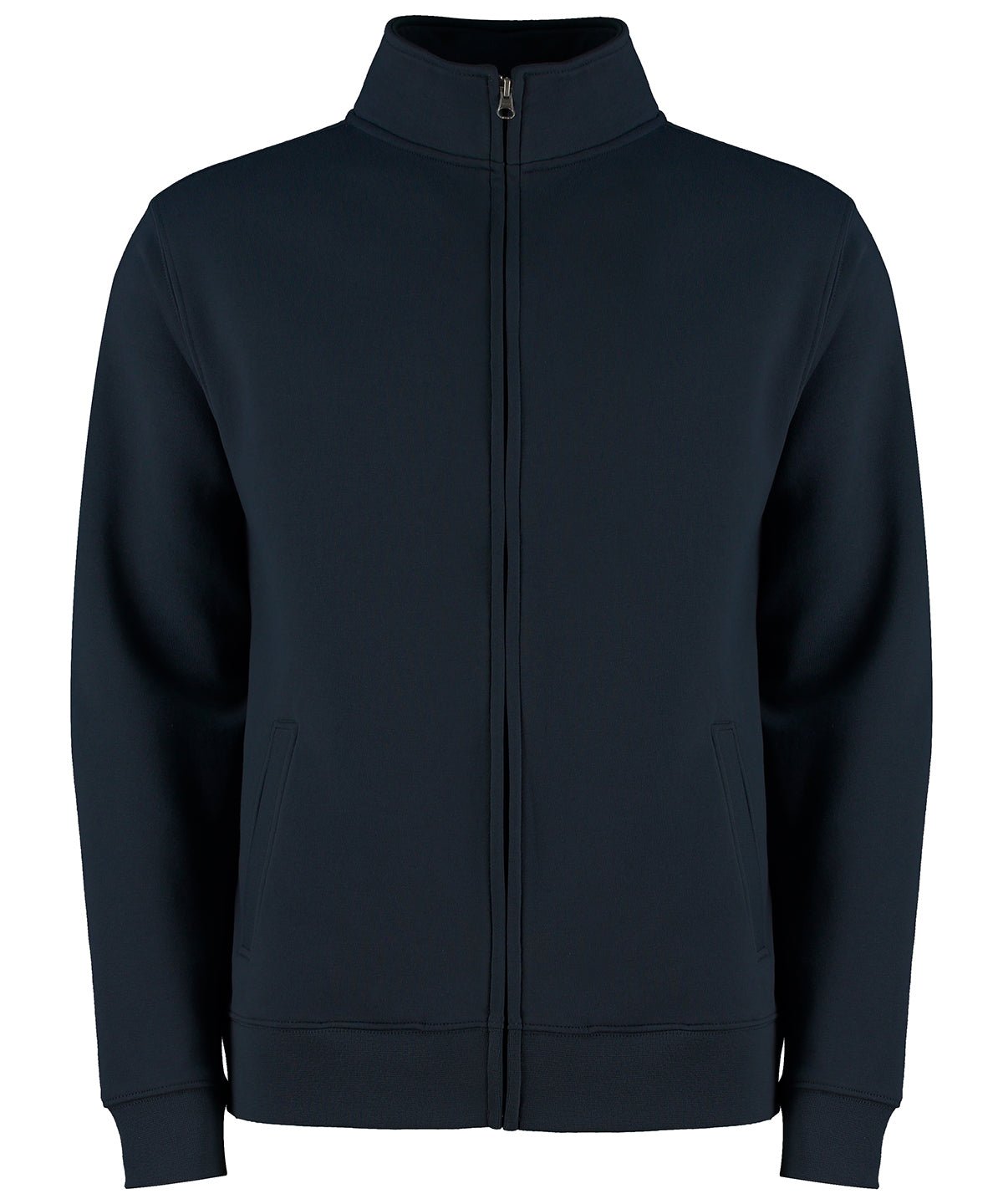 KK334: Regular Fit Zipped Sweatshirt Mens Sweatshirts Kustom Kit Navy XS