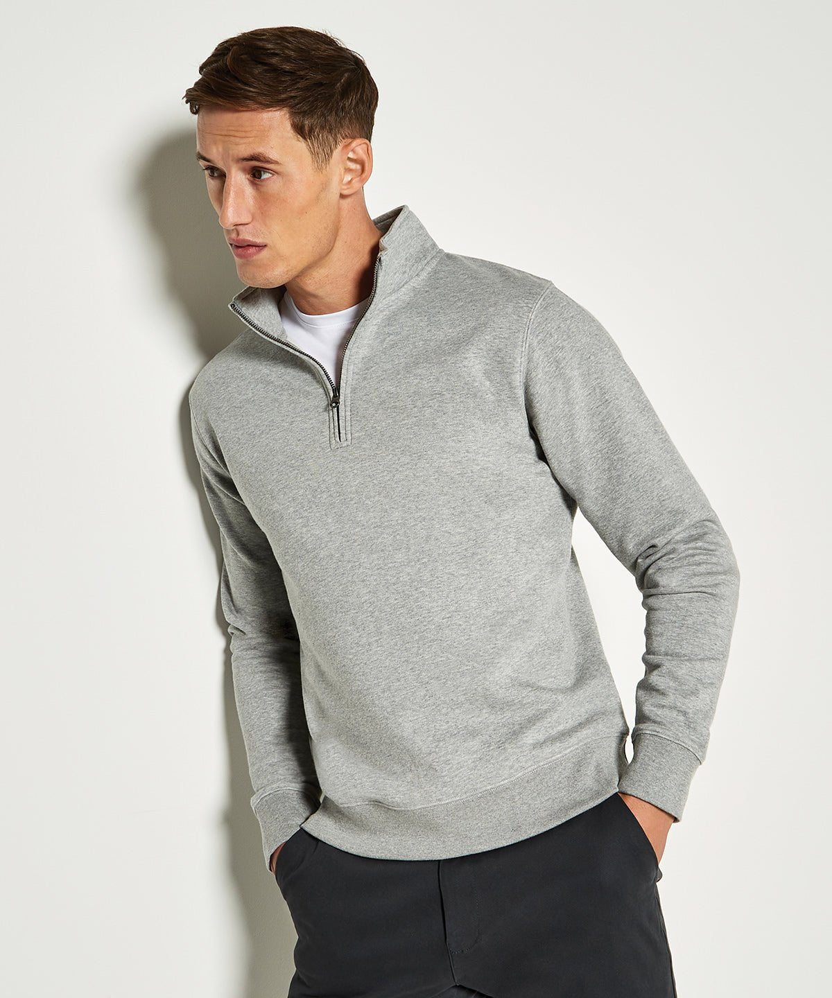 KK335: Regular Fit 1/4 Zip Sweatshirt Mens Sweatshirts Kustom Kit