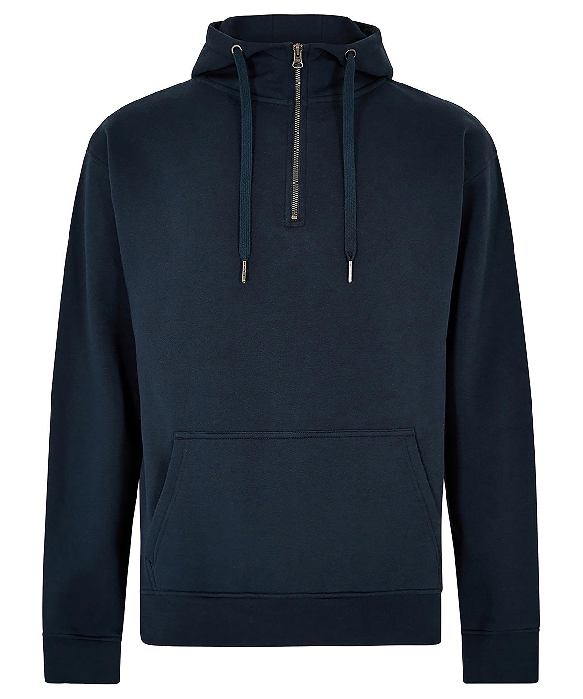 KK336: Regular Fit 1/4 Zip Hoodie Mens Hoodies Kustom Kit Navy XS