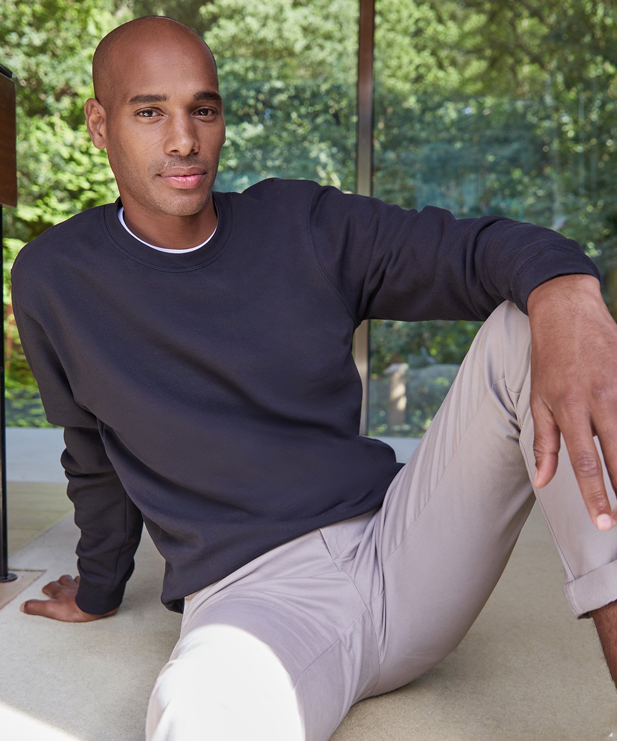 KK337: Regular Fit Pique Sweatshirt Mens Sweatshirts Kustom Kit