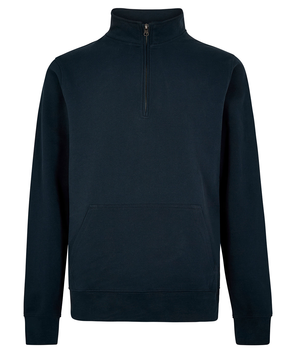 KK339: 1/4 Zip Pique Sweatshirt Mens Sweatshirts Kustom Kit Navy S