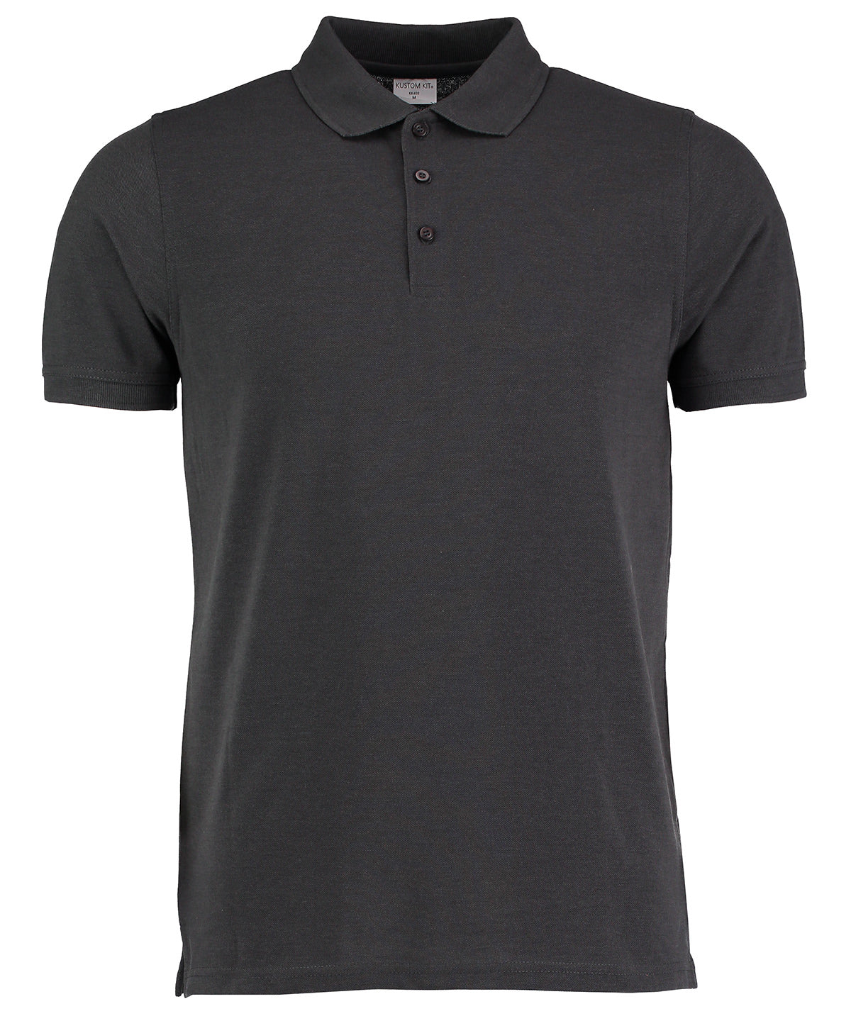 KK408: Klassic Slim Fit Heavyweight Superwash 60 Polo Mens Polos Kustom Kit Graphite XS