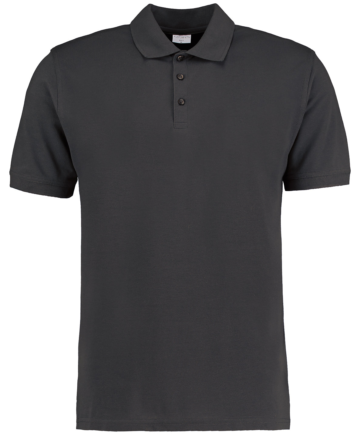 KK413: Klassic Slim Fit Superwash 60 Polo Mens Polos Kustom Kit Graphite XXS