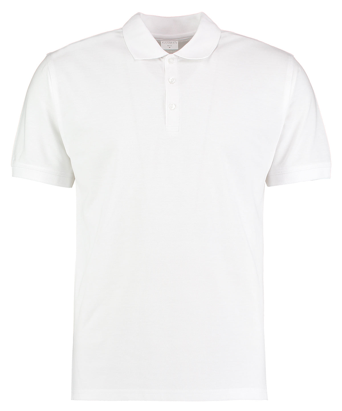 KK413: Klassic Slim Fit Superwash 60 Polo Mens Polos Kustom Kit White XXS