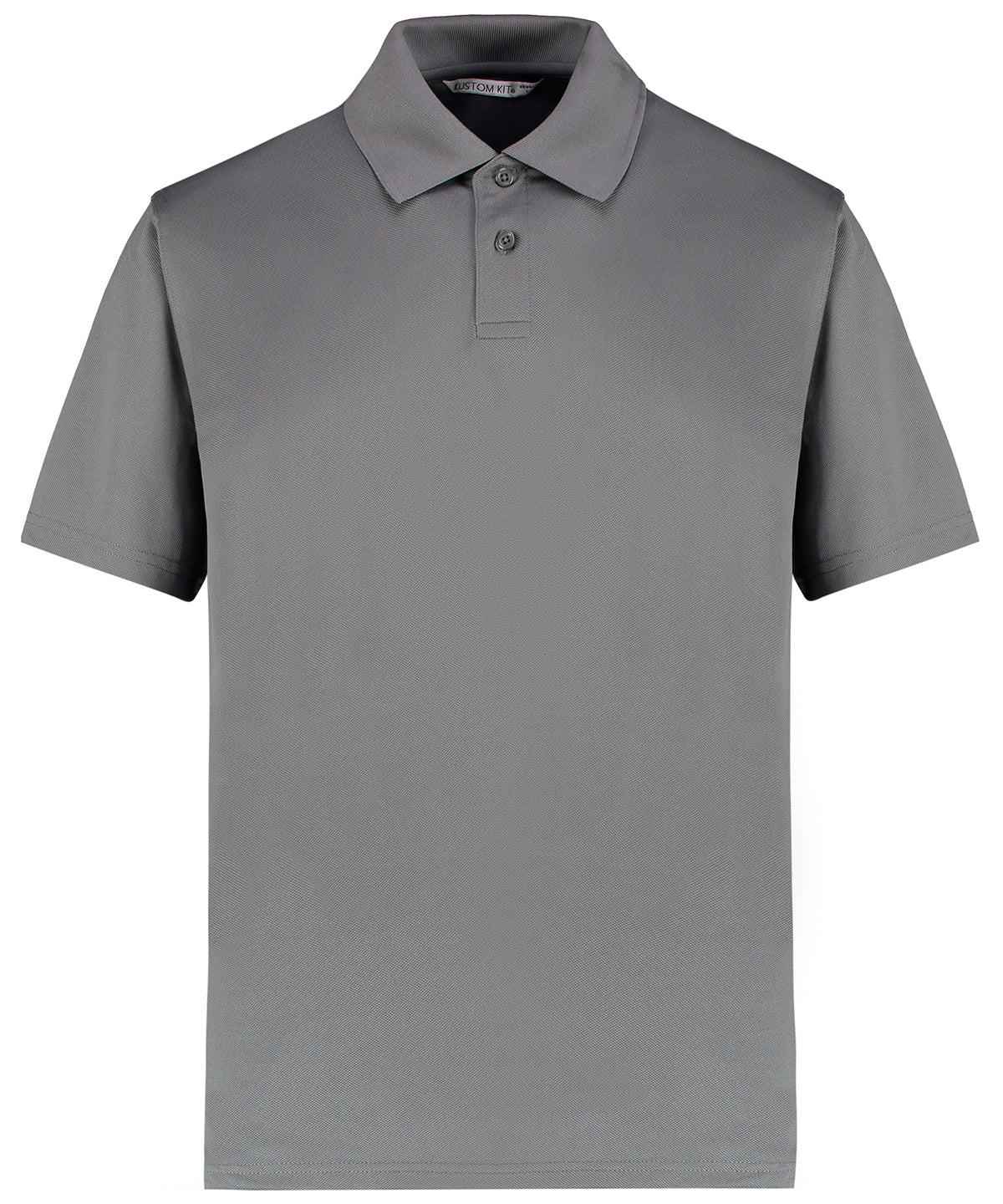 KK444: Cooltex Plus Pique Polo Mens Polos Kustom Kit Charcoal XS