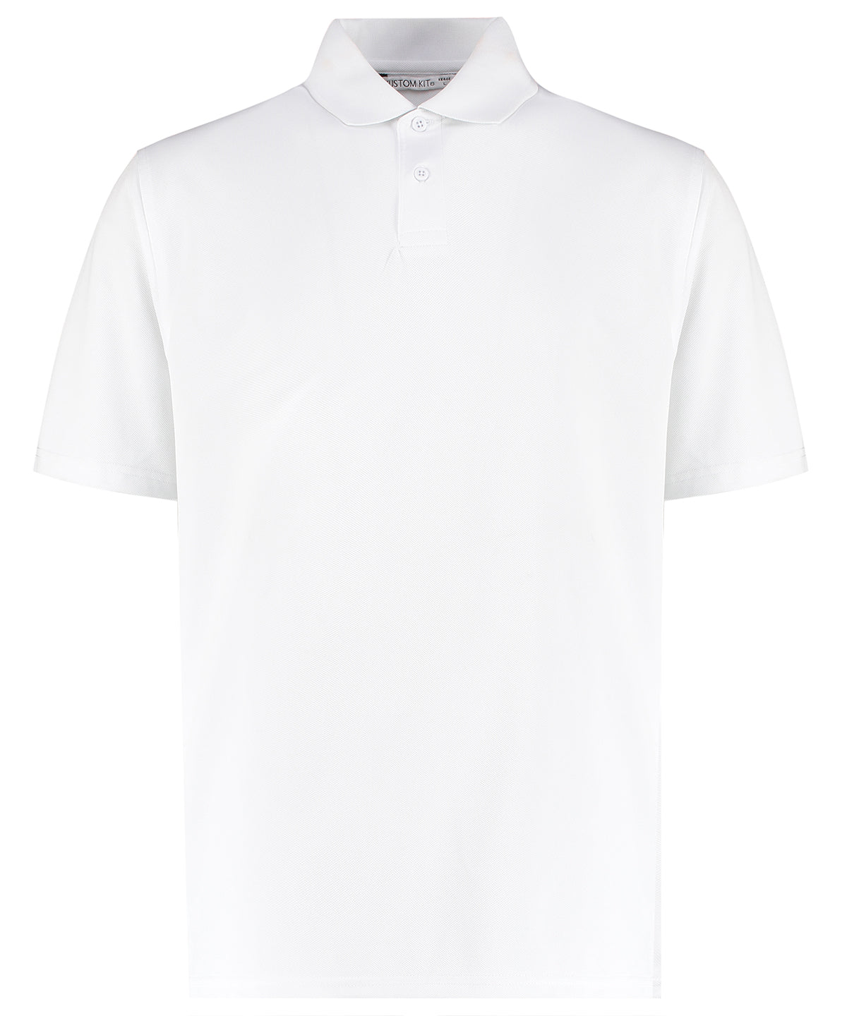 KK444: Cooltex Plus Pique Polo Mens Polos Kustom Kit White XS