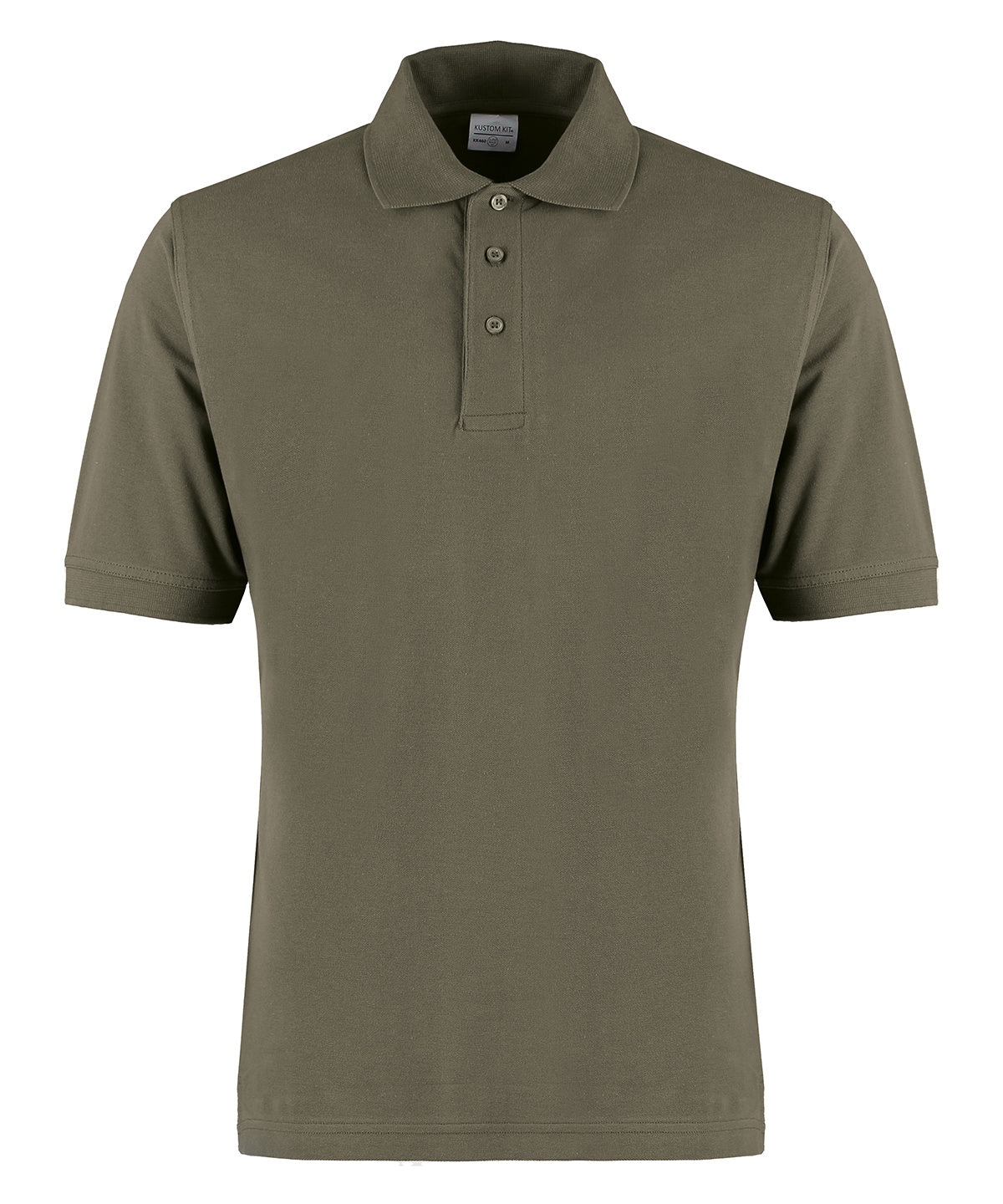 KK460: Klassic 100% Cotton Superwash 60 Polo Mens Polos Kustom Kit Camo Green XS