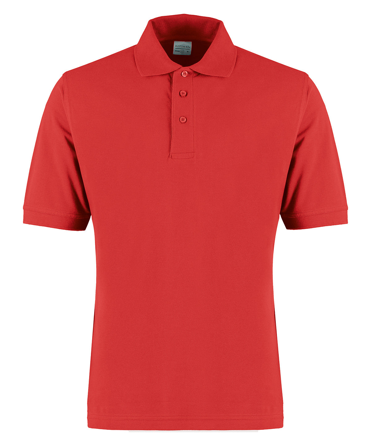 KK460: Klassic 100% Cotton Superwash 60 Polo Mens Polos Kustom Kit Red XS